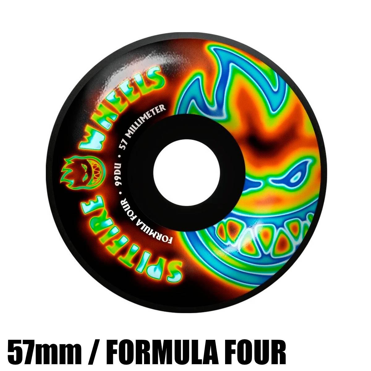 SPITFIRE スピットファイア F4 99 CLASSIC RADIOACTIVE 57mm スケートボード ウイール