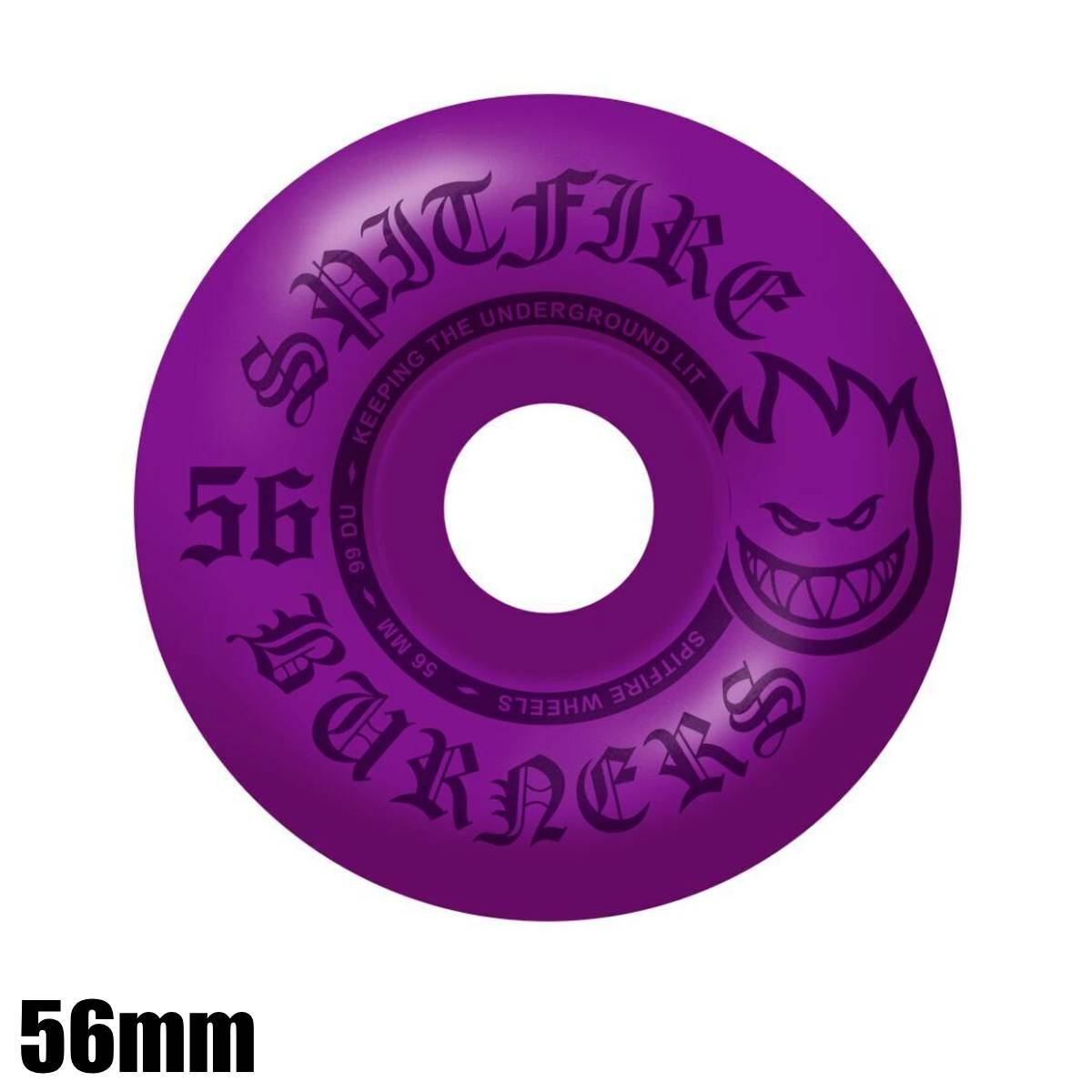 SPITFIRE スピットファイア 99 DURO BURNERS PURPLE 56mm U2812-C01S01 スケートボード ウイール