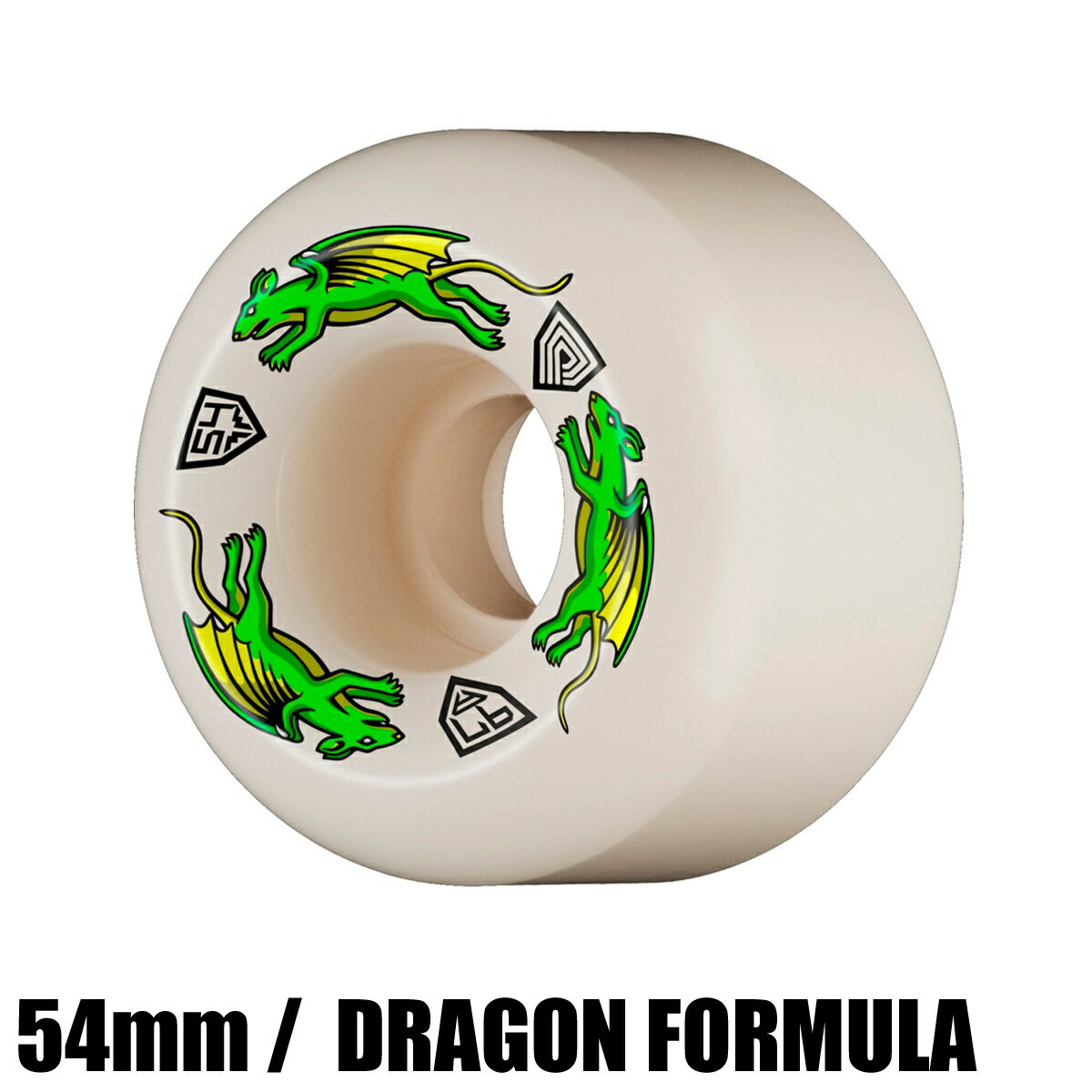 POWELL パウエル PERALTA DRAGON FORMULA NANO RAT 54x39MM 97A U2536-C01S01 スケートボード ウイール
