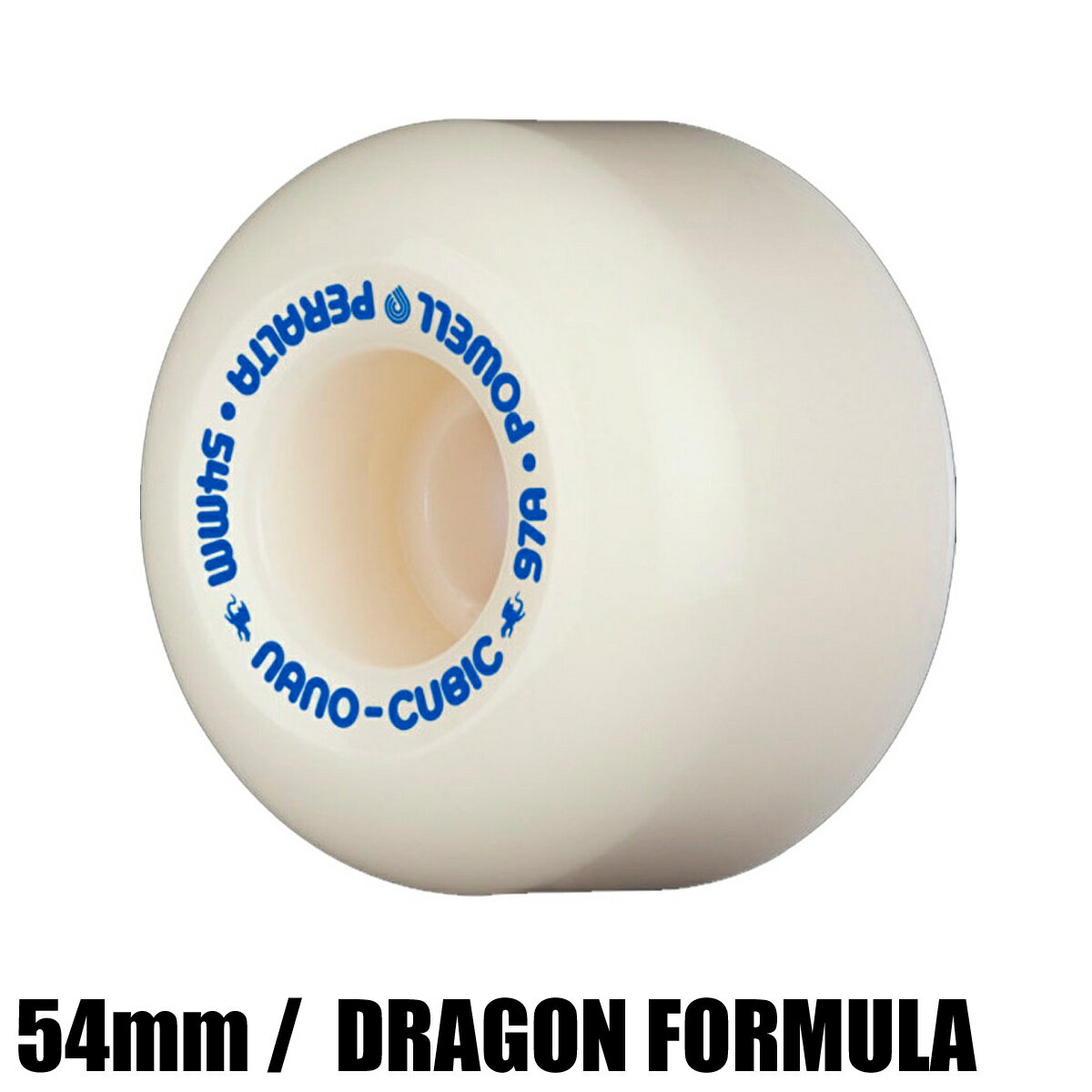 POWELL パウエル DRAGON FORMULA NANO CUBIC 54mm×36.5mm 97A U2519-C01S01 スケートボード ウイール