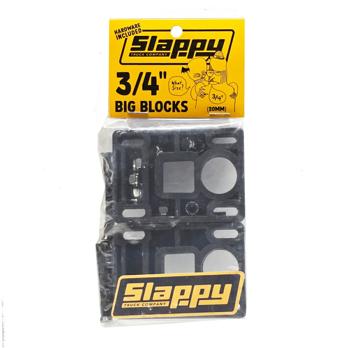 SLAPPY スラッピー BIG BLOCK ビッグブロックライザーパッド 3/4インチ スケートボードパーツ レールバー テールガード ライザー