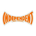 インディペンデント INDEPENDENT/ITC SPAN 6” STICKER (ORANGE/CLEAR) ステッカー