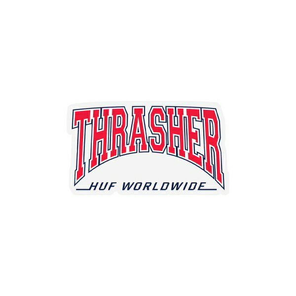 nt HUF^THRASHER HIGH POINT STICKER (RED) XebJ[