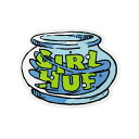 nt^HUF X CRAILTAP FISH BOWL STICKER (LIGHT BLUE) XebJ[