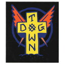 ドッグタウン/DOGTOWN SCRATCH CROSS STICKER 3.75 ( BLACK ) ステッカー