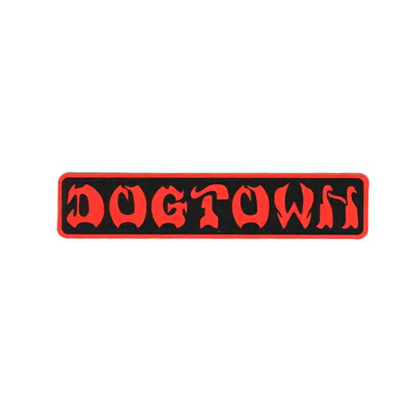 ドッグタウン／DOGTOWN BAR LOGO STICKER 4” ( RED/BLACK ) ステッカー