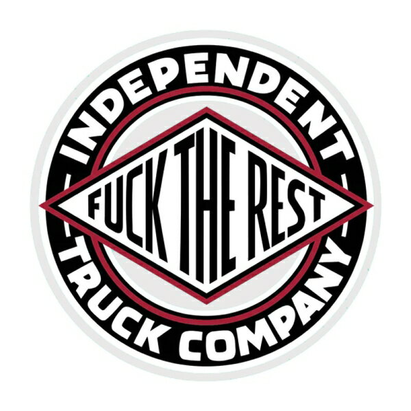 インディペンデント／INDEPENDENT FTR SUMMIT STICKER 3.5in (BLACK/WHITE) ステッカー