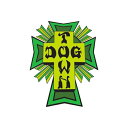 ドッグタウン DOGTOWN/LOGO COLOR STICKER 2” ( LIME ) ステッカー