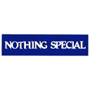 ナッシングスペシャル/NOTHING SPECIAL STICKER ROYALBLUE ステッカー