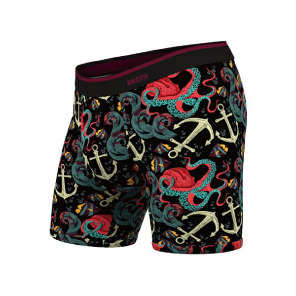 マイパッケージ ベニス MYPAKAGE BNETH／CLASSIC BOXER BRIEF PRINT ( UNDER THE SEA BLACK ) S( 28インチ～30インチ ) アンダーウェア