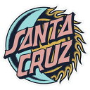 サンタクルーズ SANTACRUZ／SANTA CRUZ ECLIPSE DOT STICKER 4in ステッカー