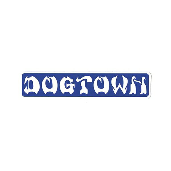 ドッグタウン／DOGTOWN BAR LOGO STICKER 4” ( WHITE/BLUE ) ステッカー