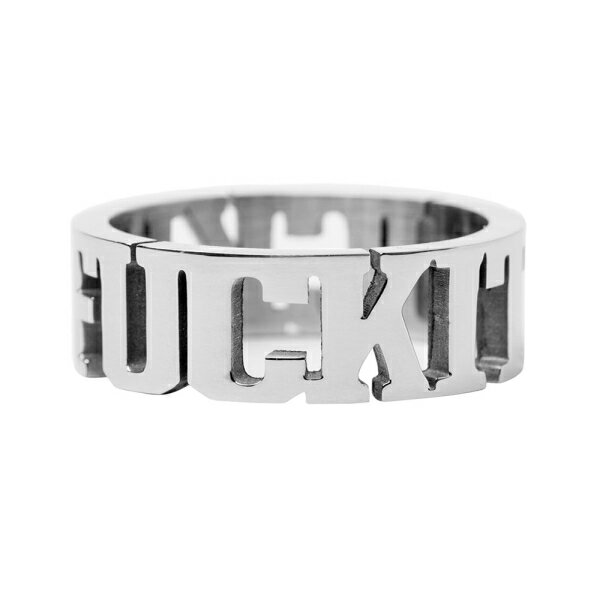 ハフ／HUF FUCK IT RING SILVER Sサイズ 14号 リング ネックレス