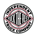 インディペンデント/INDEPENDENT FTR SUMMIT STICKER 3.5in (WHITE/BLACK) ステッカー