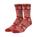 ハフ HUF/APRES PLANTLIFE CREW SOCKS (RED) ソックス