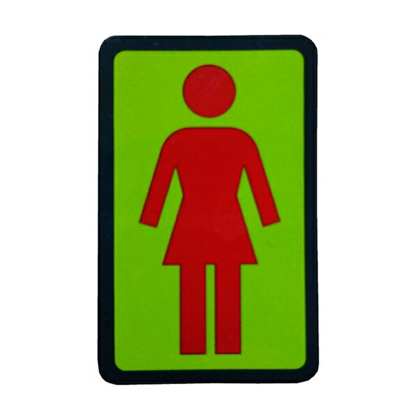 ガール GIRL／OG STICKER 3” (RED/GREEN/FORESTGREEN) ステッカー