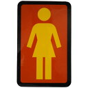 ガール GIRL/OG STICKER 6” (YELLOW/BROWN/BLACK) ステッカー