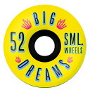 スモール ウィール sml.wheels／SUCCULENT CRUISER MELLOW YELLOW V-CUT 52mm 92A ( ソフトウィール )