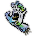 サンタクルーズ SANTACRUZ／SANTA CRUZ HOLO SCREAMING HAND STICKER 3in ステッカー