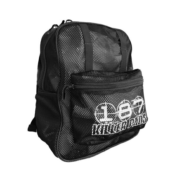 󥨥ȥ֥ ONEEIGHTSEVEN187 MESH BACK PACK (BLACK) Хå