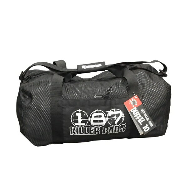 󥨥ȥ֥ ONEEIGHTSEVEN187 MESH DUFFEL BACK (BLACK) Хå