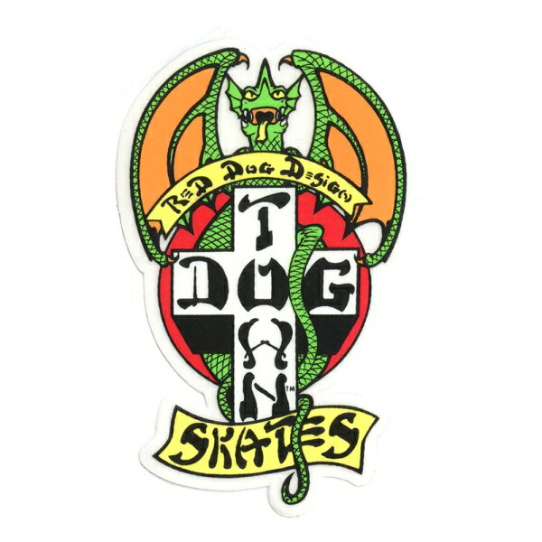 ドッグタウン／DOGTOWN RED DOG OG 70s 2” ステッカー