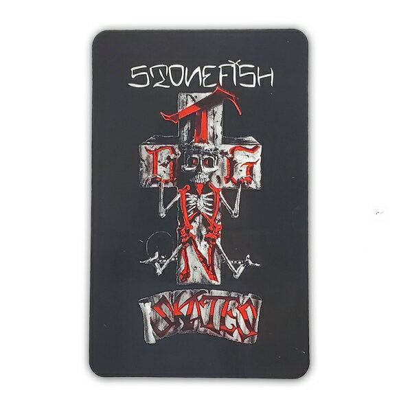 ドッグタウン／DOGTOWN STONEFISH BLACK/RED STICKER ステッカー