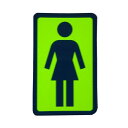 ガール GIRL/OG STICKER 3” (FOREST GREEN/GREEN) ステッカー