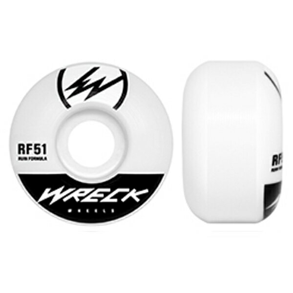 レック ウィール WRECK WHEELS／W1 ORIGINAL CUT WHITE 51mm 83B ウィール