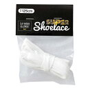 オーエスシー スケートボード イクィップメント OSC SKATEBOARD EQUIPMENT／OSC EQUIPMENT SUPER SHOELACE WHITE 幅8mm 長さ125cm シューズアクセサリー