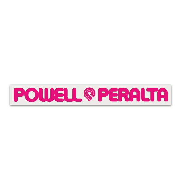 パウエル／POWELL PERALTA LOGO (PINK) ステッカー 1