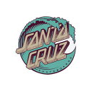 T^N[Y SANTACRUZ^STRIPPLE WAVE DOT 4h STICKER (MULTI) XebJ[