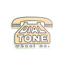 ダイアルトーン ウィール DIALTONE WHEELS/DIAL LOGO PINK STICKER ステッカー