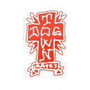 ドッグタウン/DOGTOWN GONZ CROSS 3” (RED/WHITE) ステッカー