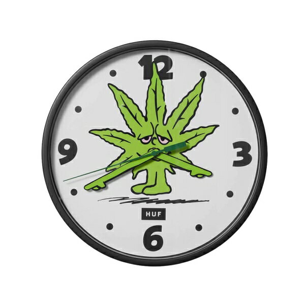 ハフ／HUF GREEN BUDDY WALL CLOCK NATURAL 時計