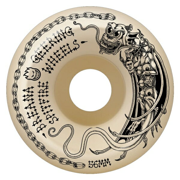 スピットファイア SPITFIRE／F4 99 CONICAL FULL BREANA GEERING TORMENTOR NATURAL 56mm ウィール