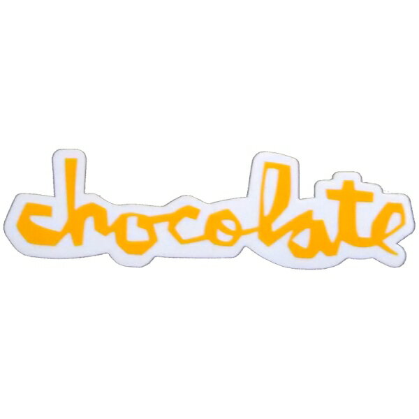 チョコレート CHOCOLATE／CHUNK STICKER 6” (YELLOW) ステッカー