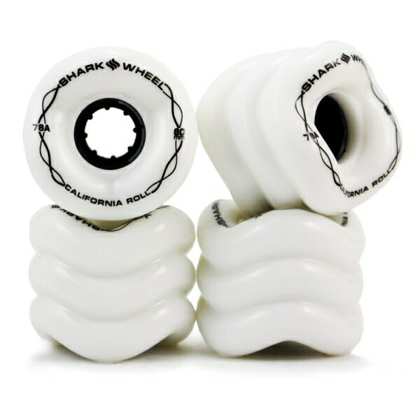 シャークウィール SHARK WHEEL／CALIFORNIA ROLL (WHITE) 60mm 78A ウィール 1