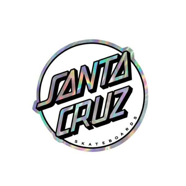 󥿥롼 SANTACRUZMISSING DOT METALLIC 3 STICKER (MULTI) ƥå