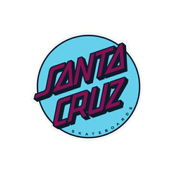 󥿥롼 SANTACRUZOTHER DOT 3 STICKER (BLUE/PURPLE) ƥå