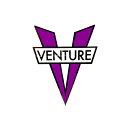 ベンチャー VENTURE/V DIE CUT STICKER SMALL ( PURPLE ) ステッカー