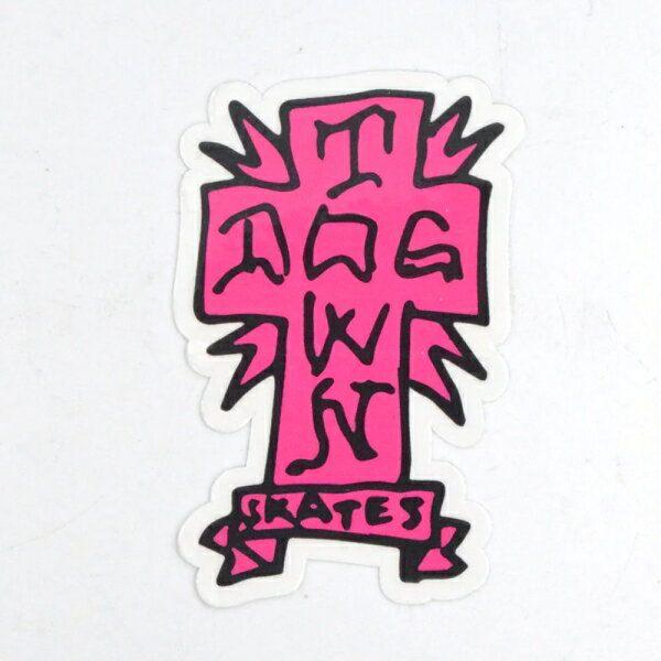 ドッグタウン／DOGTOWN GONZ CROSS 3” (PINK/BLACK) ステッカー