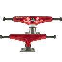 eT[ TENSORTRUCKS^TENSOR TRUCKS MAGLIGHT LIGHT GLOSSY 5.25 HI (RED/GUNMETAL) gbN