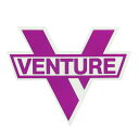 ベンチャー VENTURE/BAR DIECUT (PARPLE) MID ステッカー