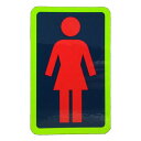 ガール GIRL/OG STICKER 6” (RED/FOREST GREEN) ステッカー