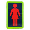 ガール GIRL／OG STICKER 6” (RED/FOREST GREEN) ステッカー