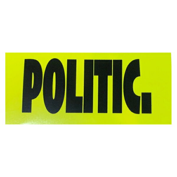 ポリティック／POLITIC LOGO STICKER ステ