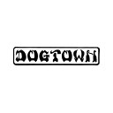 ドッグタウン／DOGTOWN BAR LOGO STICKER 8” ( BLACK/WHITE ) ステッカー