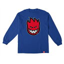 スピットファイア/SPITFIRE BIG HEAD L/S TEE (ROYAL/RED) Lサイズ ロングスリーブTシャツ