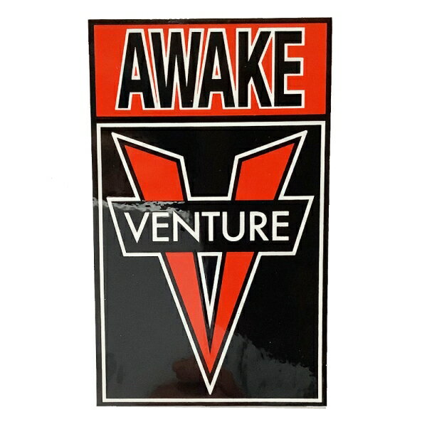ベンチャー VENTURE／OG AWAKE STICKER(BLACK/RED) ステッカー